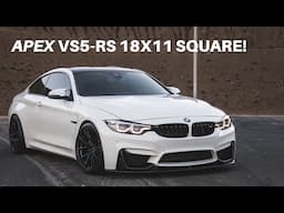 BRAND NEW APEX VS5-RS WHEELS FOR MY F82 M4! EXTREMELY AGGRESSIVE