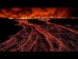 First Snow Of The Season For Many - Seventh Eruption on Iceland’s Reykjanes Peninsula in 12 Months