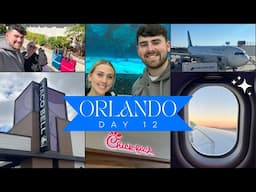 Travel Home Day, MCO Terminal C, Aer Lingus & Chick-Fil-A | Orlando Day 12