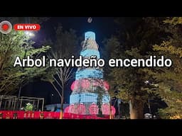 Increíble,  Árbol de la plaza Divino Salvador del Mundo 🌎 encendido #elsalvador