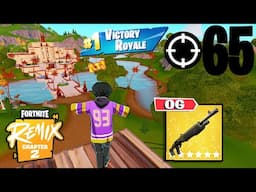 65 Elimination Solo Vs Squads Gameplay Wins (Fortnite Chapter 2 Remix PS4 Controller)