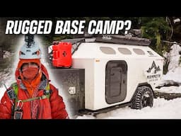 Professional Mountain Climber tests Mammoth Overland Trailer as Base Camp!