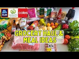 Aldi & Woolworths Grocery Haul / Current Australian Prices