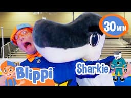 Blippi and Meekah's NHL Mascot Games | Educational Videos For Kids