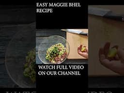 Maggi Bhel Recipe   Instant 5 Minute Snack Noodles   Cinecurry Food Hut