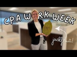 Productive and BUSY Work Week! Life as a CPA / How I stay organized  / new job vlog