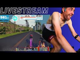 🔴  97km Race : DBR SufferDay League X - Shorelines and Summits Watopia // Zwift LIVE