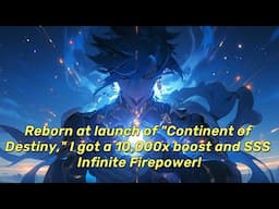 EP | 2 Reborn at launch of "Continent of Destiny," I got a 10,000x boost and SSS Infinite Firepower!