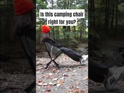 Camping chair review | NJZ #campinggear #travelaccessories #spacesavingideas