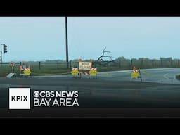 Atmospheric river storm floods roads in North Bay