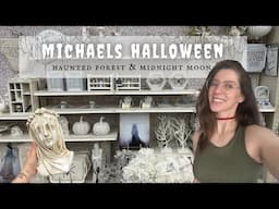 MICHAELS COLLECTIONS HALLOWEEN WALK THRU 🖤- Halloween Decor Hunting | Haunted Forest & Midnight Moon