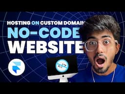 How I Built a No-Code Website in under 5 mins?! (Custom Domain & Hosting using Framer) | Ali Solanki