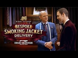 Delivery of My Bespoke Smoking Jacket | A Much-Anticipated Masterpiece from Dege & Skinner