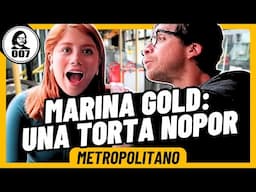 MARINA GOLD Y SU TORTA NOPOR DE CUMPLEAÑOS