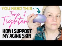 PART 1 SUPPORTING MY AGING SKIN ❤️ HOW I TONE & TIGHTEN MY SKIN AT HOME USING THIS SKINCARE DEVICE