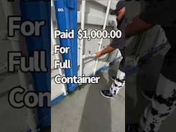 Paid $1000 for storage container #shorts #reels #fyp