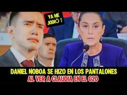 NOBOA SE HACE EN LOS PANTALON AL VER A CLAUDIA TRIUNFANDO EN EL G20