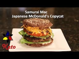 Samurai Mac - Japanese McDonald's Copycat - keto recipe, gluten free, sugar free