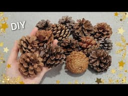 VERY Beautiful ! Christmas decoration idea with Pine cone - Genius recycling crafts - DIY hacks