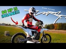 FASTEST dirt bike EVER?! First Ride on the Stark VARG (real customer)