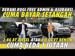 CUCI GUDANG INNOVA REBORN DIESEL ATAU ZENIX BENSIN PILIH MANA? VARR BAYAR 50% FREE ASURANSI & ADMIN