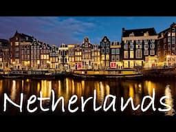 NETHERLANDS TOUR (4K UHD) - Soft Piano Music | Wonderful Natural Landscapes | DRONE FLYING