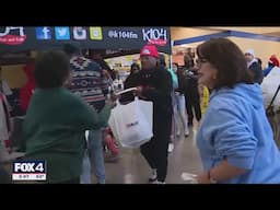 Thousands line up for Thanksgiving turkey giveaway at Fort Worth Fiesta Mart