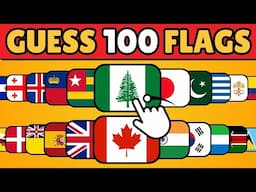 GUESS 100 FLAGS IN THE WORLD | FLAG QUIZ | GUESS THE FLAG #flag #quiz