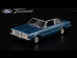 Сделано для Западной Германии: Ford Taunus 1970 • Minichamps Sondermodelle • Автомобили 1970-х 1:43