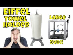 Sovol SV08  - Can it 3D Print an Eiffel Towel Holder?