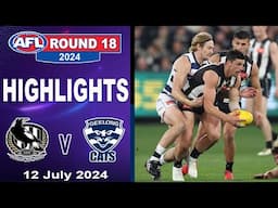 HIGHLIGHTS | Collingwood Magpies v Geelong Cats | 2024 AFL