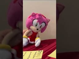 Amy Dates the Werehog! #shorts #sonamy #sonicplush #halloween   #spooktober #tornplushproductions