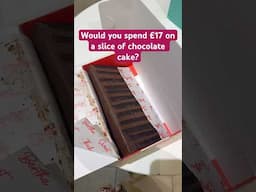 Would you spend £17 on a slice of chocolate cake? #foodie #placestoeat #getbaked #londonfoodies