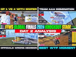 FFWS GLOBAL FINALS 2024 KNOCKOUT STAGE - DAY 2 ANALYSIS | FREE FIRE WORLD SERIES GLOBAL FINALS 2024