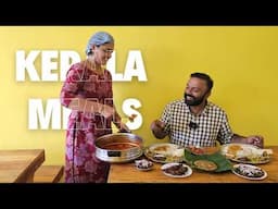 കടുംപിടി വീട്ടിൽ ചെമ്പല്ലിയും മീൻ പേരയും | Homely Kerala Meals in Kadumpidi - Kochi to Munnar route