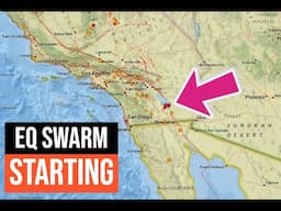 Small Earthquake swarm Salton Sea area of California. Monday 11/18/2024