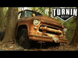 FULL RESCUE: Abandoned Truck Left In Woods Over 50 Years Brought Back To Life | Turnin Rust