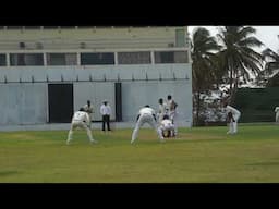 Azharuddin  walks in vs Radcliffe ONE St.Vincent Premiere Division 2 days match