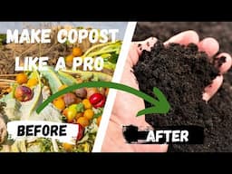 Make Compost like the Professionals. #compost #composting #makecompost #compostmaking