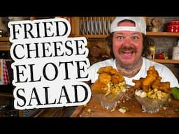 Dangerously Delicious Fried Cheese Curd Esquites Salad | Soups, Salads, Sandwiches