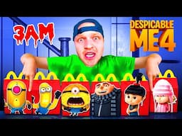 6 YouTubers Who Ordered DESPICABLE ME 4 HAPPY MEAL At 3AM! (Unspeakable, Preston, Lankybox)