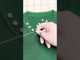 How to fix loose neck. #handmade #knitting #crochet #diy #viral