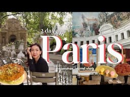 2 DAYS IN PARIS 🇫🇷 travel vlog | hidden gems, museums, food, aesthetic photo spots + more!