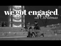 christmas in montreal | cinnamon rolls, 2023 reflections and... a surprise engagement 😇❤️