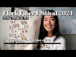 My Flock Fiber Festival experience + tips for attending fiber events