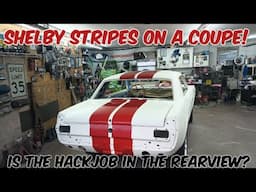 Vintage Meets Velocity: Shelby-Inspired Stripes on the 1965 Ford Mustang Coupe #ford