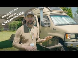 This $2200 Ford Econoline 350 Van is Now an Epic Overland Vehicle!