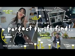 MY BEST THRIFT FIND YET!!! 🌟 Thrifting Vlog +I Styling! 🌟 Found A Giant Doll House! | Tiffany Weng