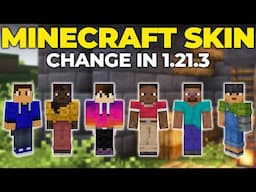 How To Change Your Skin (Minecraft Java Edition 1.21.3)