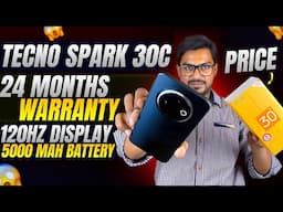 Tecno Spark 30C Unboxing | 24 Months Warrranty | 120Hz Display | Infrared Remote Control